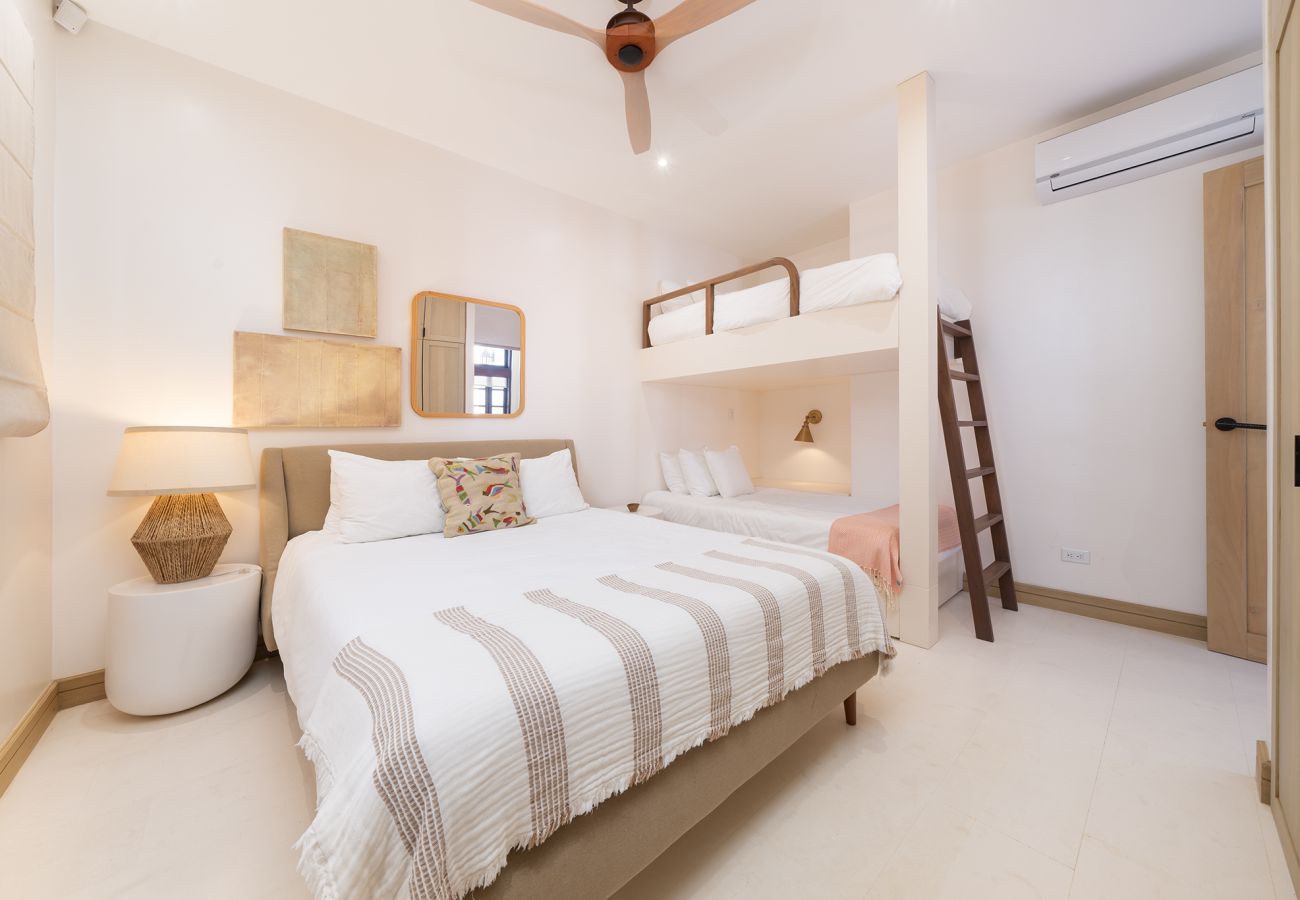 Condominium in Las Catalinas - Beach Club Included | 1 min to beach | sleeps 5 | Plaza Mercado 12