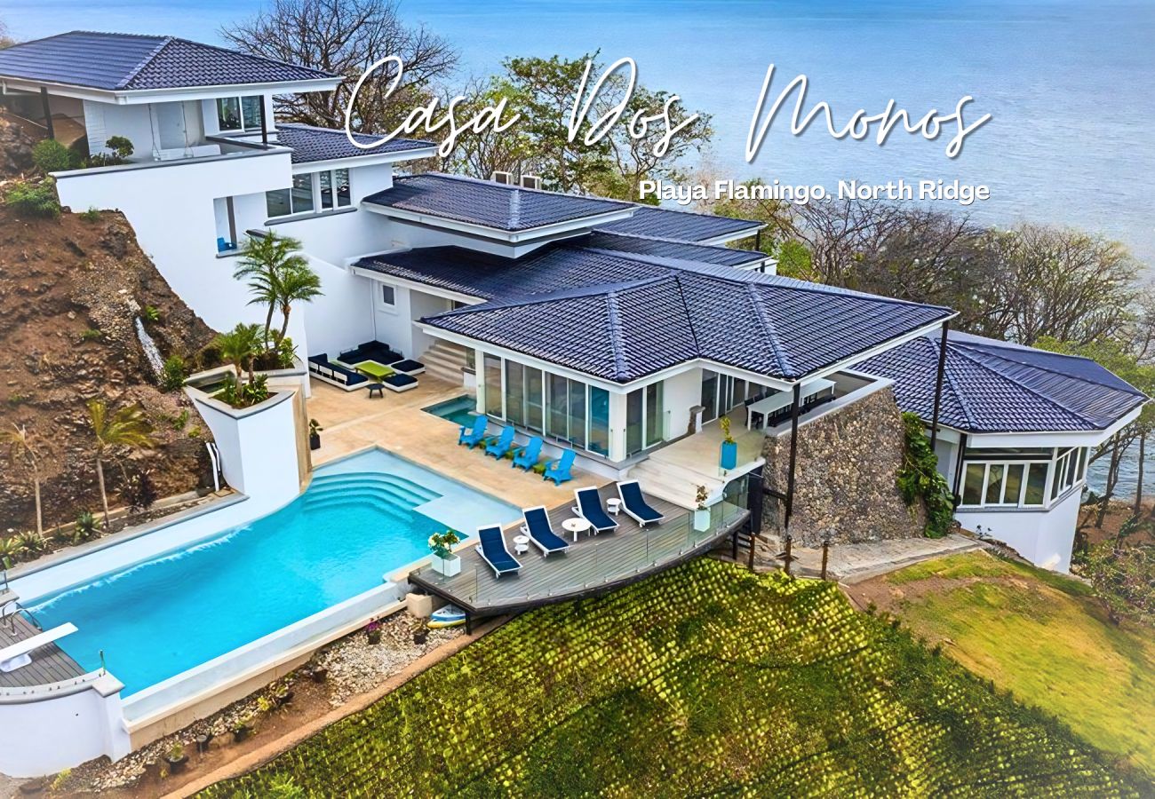 Villa in Playa Flamingo - Luxury Oceanfront Villa•Sunset Views•Beach Access - Casa Dos Monos